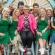 Back row: Paul Hollywood, Noel Fielding, Dylan Llewellyn, and Sandi Toksvig
Front row: Siobhán McSweeney, Saoirse-Monica Jackson, Prue Leith, Nicola Coughlan, and Jamie-Lee O’Donnell